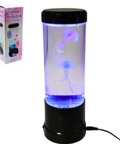 Alternative view of BOITE LAMPE DISCO LUMINEUSE MEDUSES + USB-C 26CM