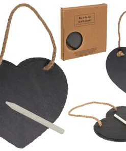 ardoise en forme de coeur