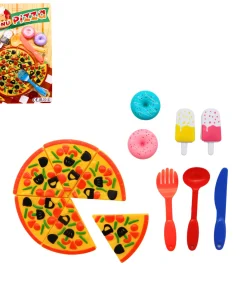 CARTE DINETTE PIZZA 13 PIECES Dînette Cuisine Pizza Set