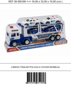 Alternative view of coque camion remorque transport 4 voitures