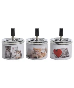 Cendrier design Chat