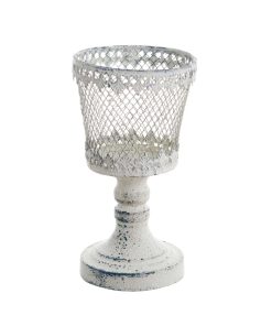 Alternative view of Bougeoir En Fer Forgé Cannelé Collection Ferro 14x14xH25 CM