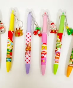 stylo noël + pendentif