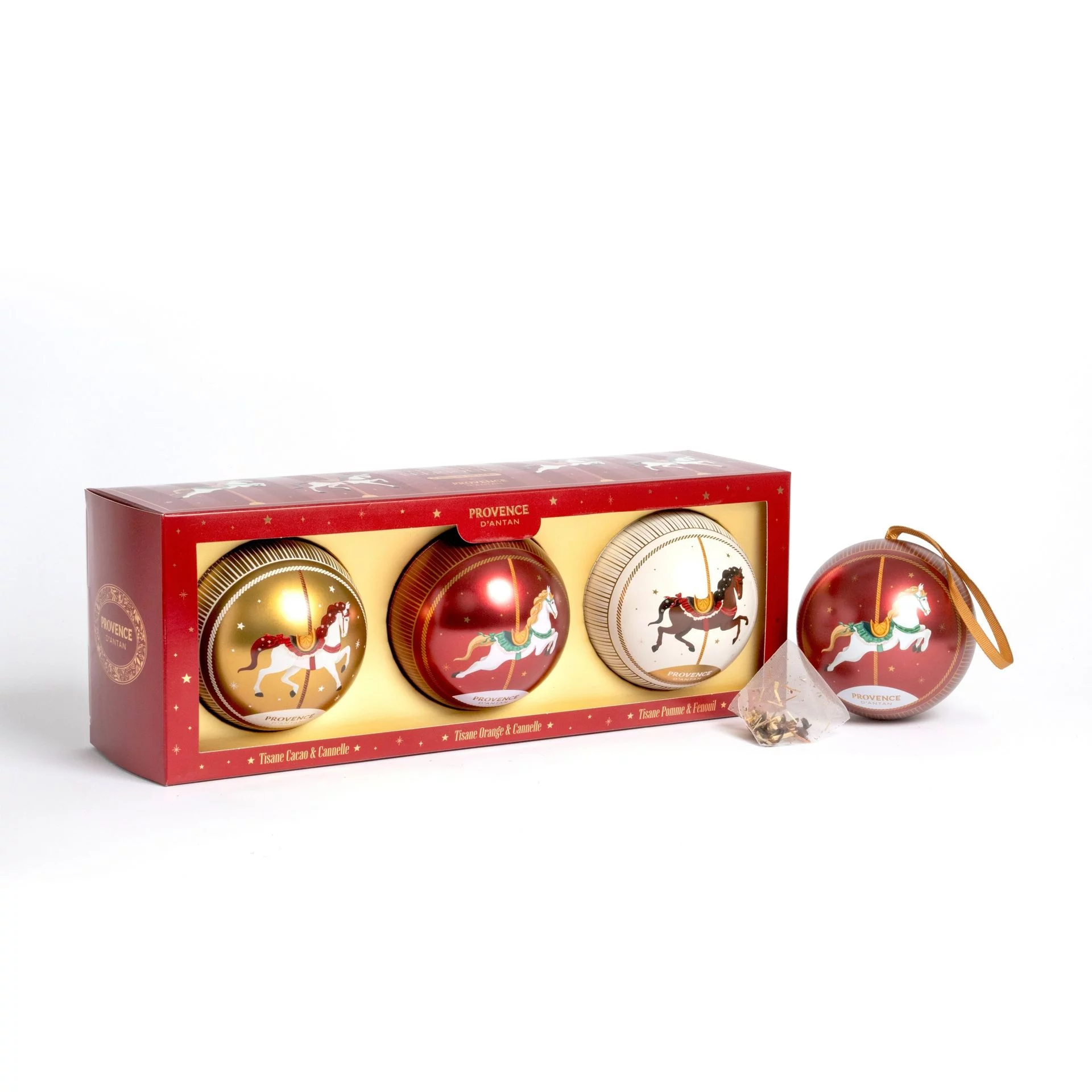 Coffret de 3 boules de noël tisanes féeriques – Image 3