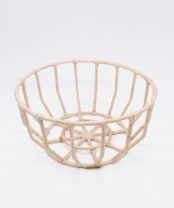 Corbeille basse (raphia)