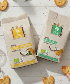 Lot de 2 sablés noix de coco et citron