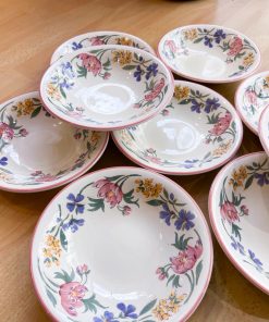 10 assiettes creuses Staffordshire – England