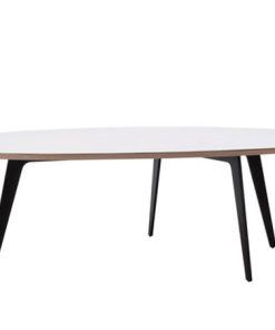 Table basse Flowers – 109.8 L / 37 H cm – Laque mat