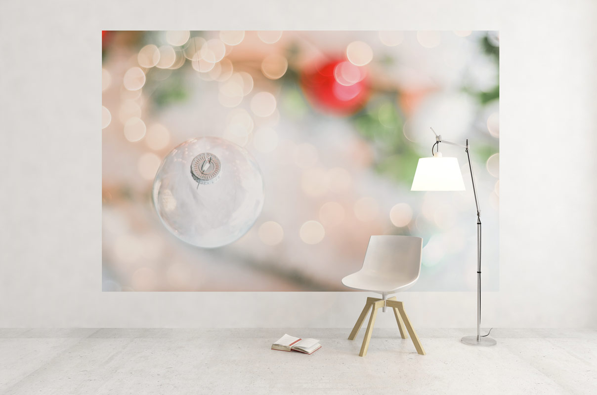 Boule blanche et décor de Noël – Image 4